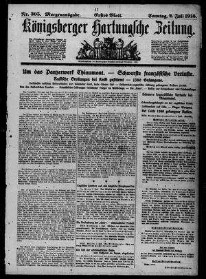 Königsberger Hartungsche Zeitung vom 02.07.1916
