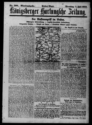 Königsberger Hartungsche Zeitung vom 04.07.1916