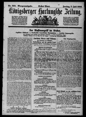 Königsberger Hartungsche Zeitung vom 07.07.1916