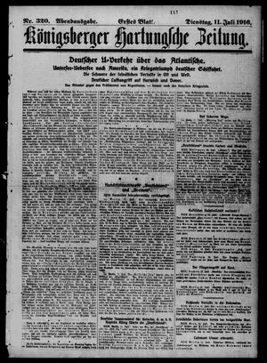 Königsberger Hartungsche Zeitung on Jul 11, 1916