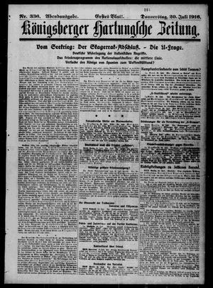 Königsberger Hartungsche Zeitung on Jul 20, 1916