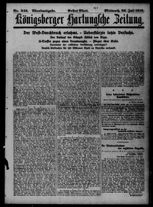 Königsberger Hartungsche Zeitung vom 26.07.1916