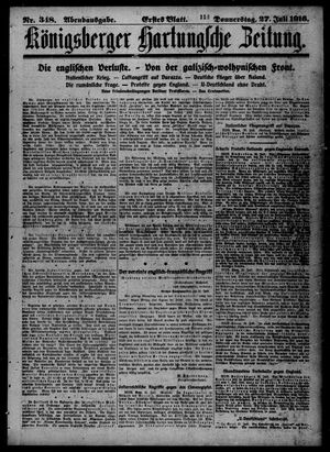 Königsberger Hartungsche Zeitung on Jul 27, 1916