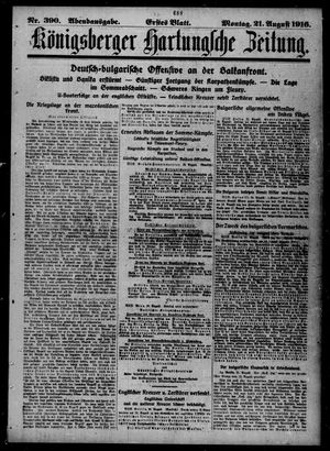 Königsberger Hartungsche Zeitung vom 21.08.1916