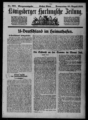 Königsberger Hartungsche Zeitung vom 24.08.1916