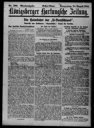 Königsberger Hartungsche Zeitung vom 24.08.1916