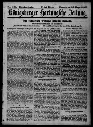 Königsberger Hartungsche Zeitung on Aug 26, 1916