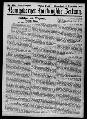 Königsberger Hartungsche Zeitung vom 04.11.1916