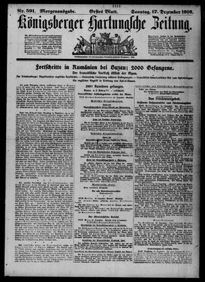 Königsberger Hartungsche Zeitung on Dec 17, 1916