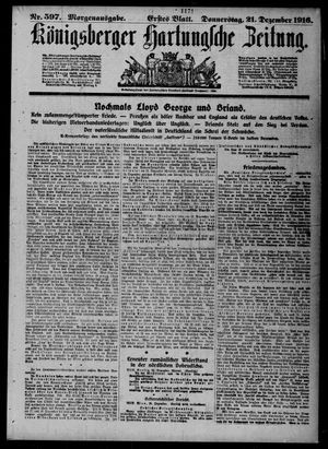 Königsberger Hartungsche Zeitung on Dec 21, 1916