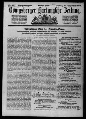 Königsberger Hartungsche Zeitung vom 29.12.1916