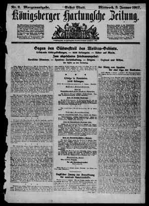 Königsberger Hartungsche Zeitung vom 03.01.1917