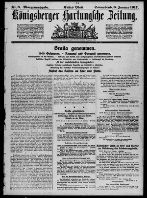 Königsberger Hartungsche Zeitung vom 06.01.1917