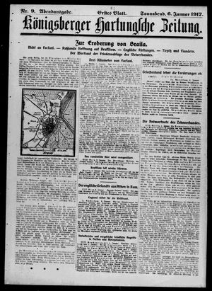 Königsberger Hartungsche Zeitung vom 06.01.1917