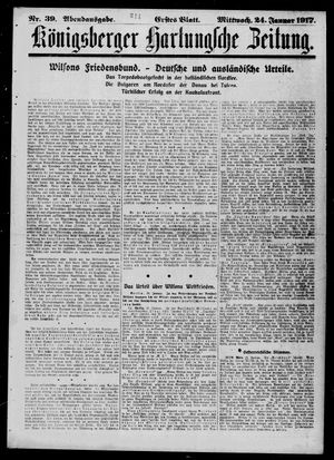 Königsberger Hartungsche Zeitung vom 24.01.1917