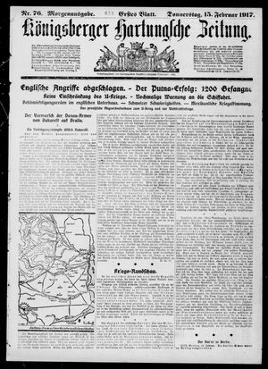 Königsberger Hartungsche Zeitung vom 15.02.1917