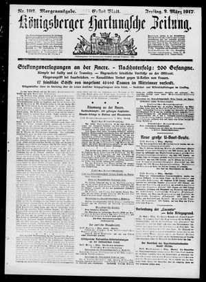 Königsberger Hartungsche Zeitung vom 02.03.1917
