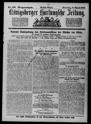 Königsberger Hartungsche Zeitung vom 03.04.1917