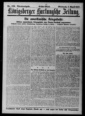 Königsberger Hartungsche Zeitung on Apr 4, 1917