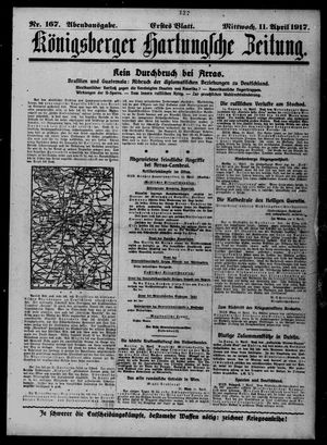 Königsberger Hartungsche Zeitung on Apr 11, 1917