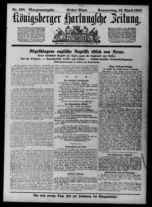 Königsberger Hartungsche Zeitung vom 12.04.1917