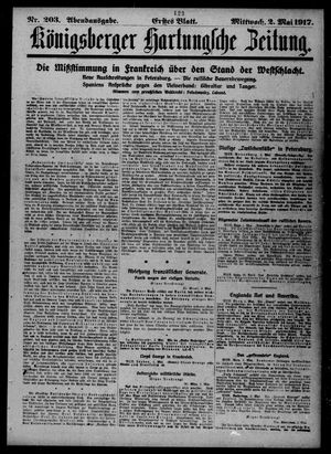 Königsberger Hartungsche Zeitung on May 2, 1917
