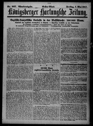 Königsberger Hartungsche Zeitung vom 04.05.1917