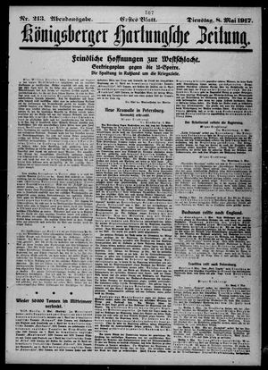 Königsberger Hartungsche Zeitung on May 8, 1917