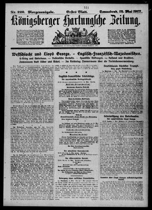 Königsberger Hartungsche Zeitung vom 12.05.1917