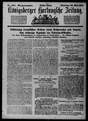 Königsberger Hartungsche Zeitung on May 22, 1917