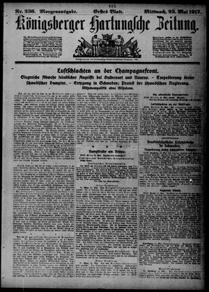 Königsberger Hartungsche Zeitung on May 23, 1917