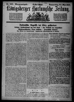 Königsberger Hartungsche Zeitung vom 24.05.1917