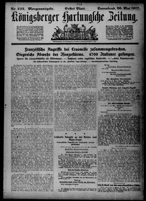 Königsberger Hartungsche Zeitung vom 26.05.1917