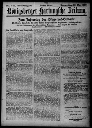 Königsberger Hartungsche Zeitung vom 31.05.1917