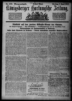 Königsberger Hartungsche Zeitung vom 01.06.1917
