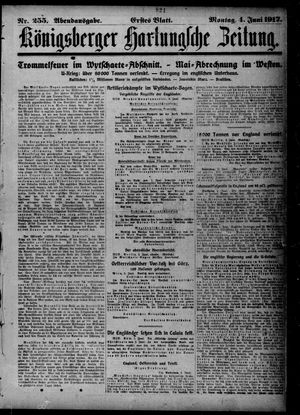 Königsberger Hartungsche Zeitung vom 04.06.1917