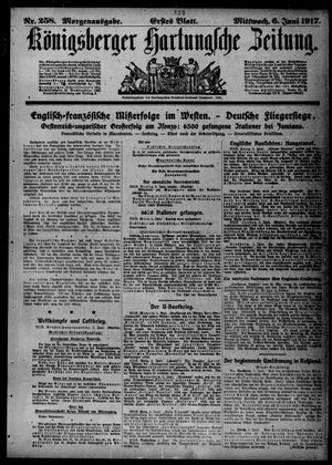 Königsberger Hartungsche Zeitung vom 06.06.1917
