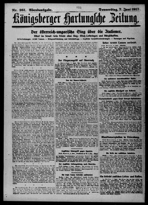 Königsberger Hartungsche Zeitung vom 07.06.1917