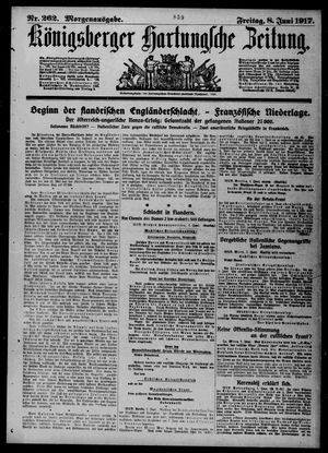 Königsberger Hartungsche Zeitung vom 08.06.1917