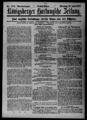 Königsberger Hartungsche Zeitung vom 18.06.1917