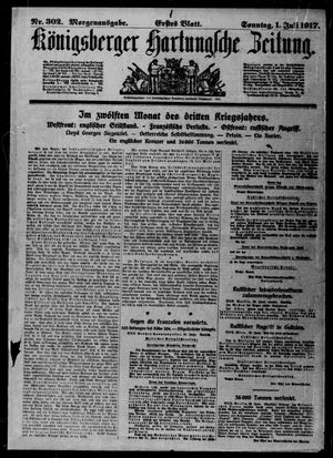 Königsberger Hartungsche Zeitung on Jul 1, 1917