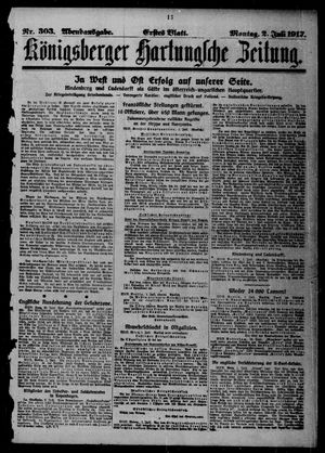 Königsberger Hartungsche Zeitung on Jul 2, 1917