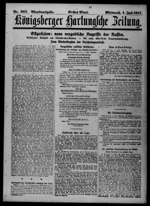 Königsberger Hartungsche Zeitung vom 04.07.1917