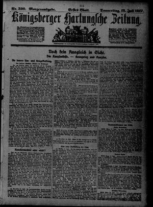 Königsberger Hartungsche Zeitung on Jul 12, 1917