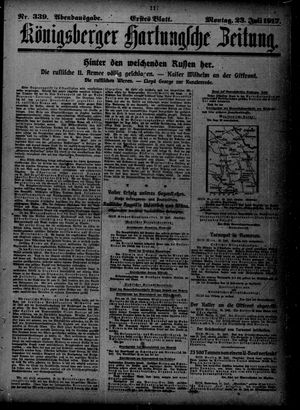 Königsberger Hartungsche Zeitung vom 23.07.1917