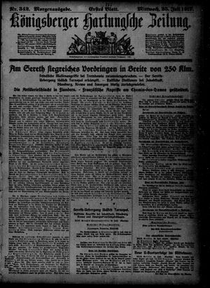 Königsberger Hartungsche Zeitung on Jul 25, 1917