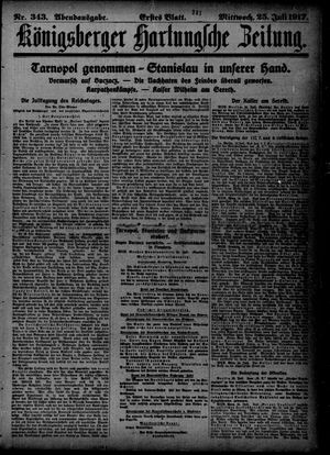 Königsberger Hartungsche Zeitung on Jul 25, 1917