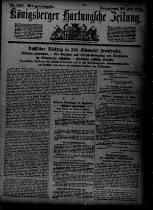 Königsberger Hartungsche Zeitung vom 28.07.1917