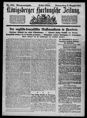 Königsberger Hartungsche Zeitung vom 02.08.1917