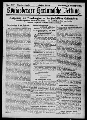 Königsberger Hartungsche Zeitung vom 08.08.1917